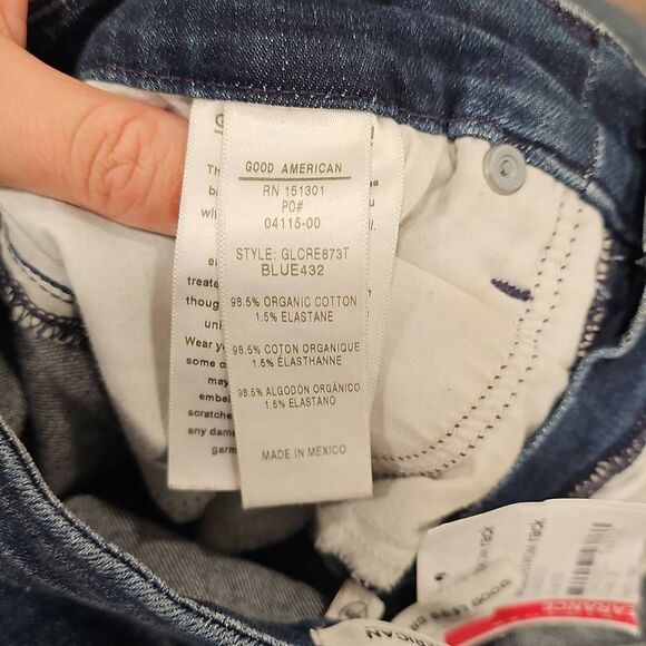 NWOT Good American Good Legs Crop Sz 8/29 - Picture 11 of 11